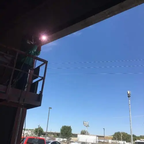 Door frame weld